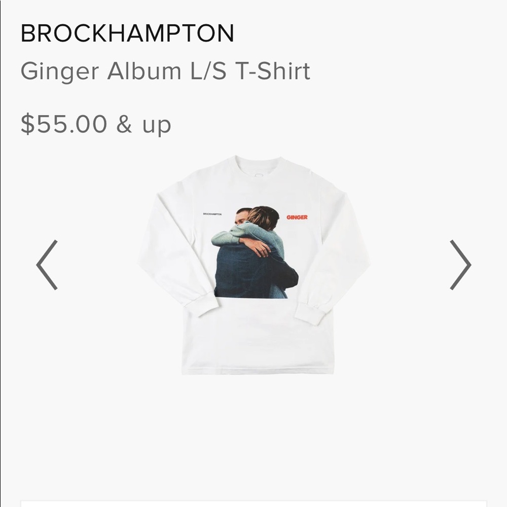 Brockhampton ginger shirt